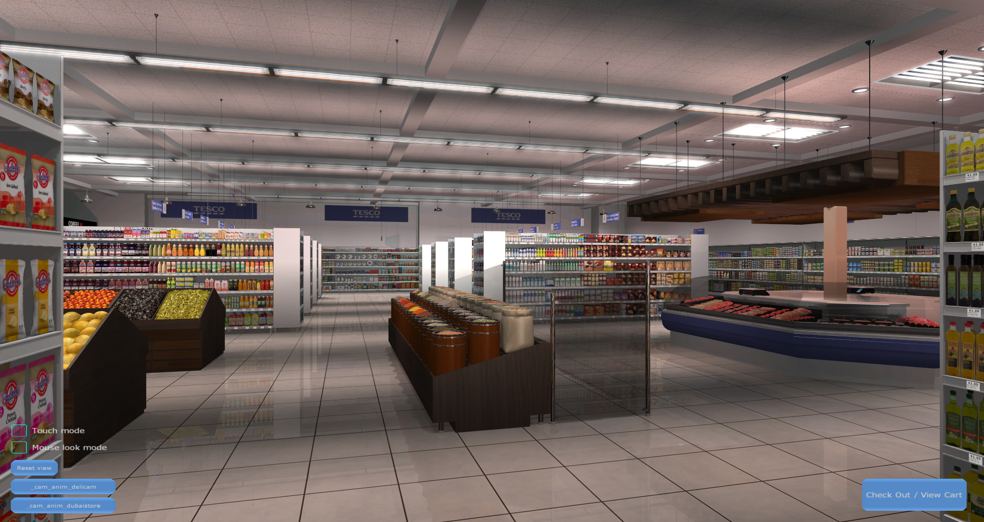 3D Virtual Shopping Virtual Store Screenshot from Carrefour VR Supermarket 4
