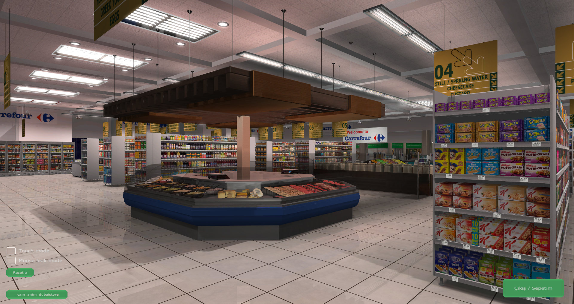 3D Virtual Shopping Virtual Store Screenshot from Carrefour VR Supermarket 5